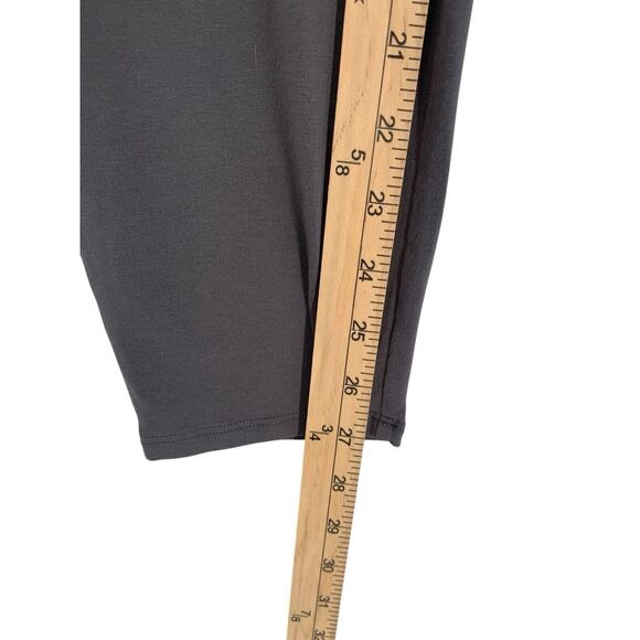 Eileen Fisher Soft Stretch Casual Pull On Pants Pockets Medium Gray - Picture 5 of 10